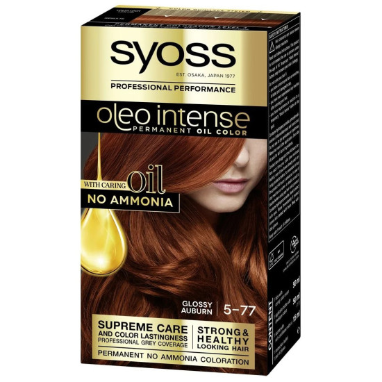 SYOSS OLEO INTENSE Боя за коса 5-77 GLOSSY AUBURN