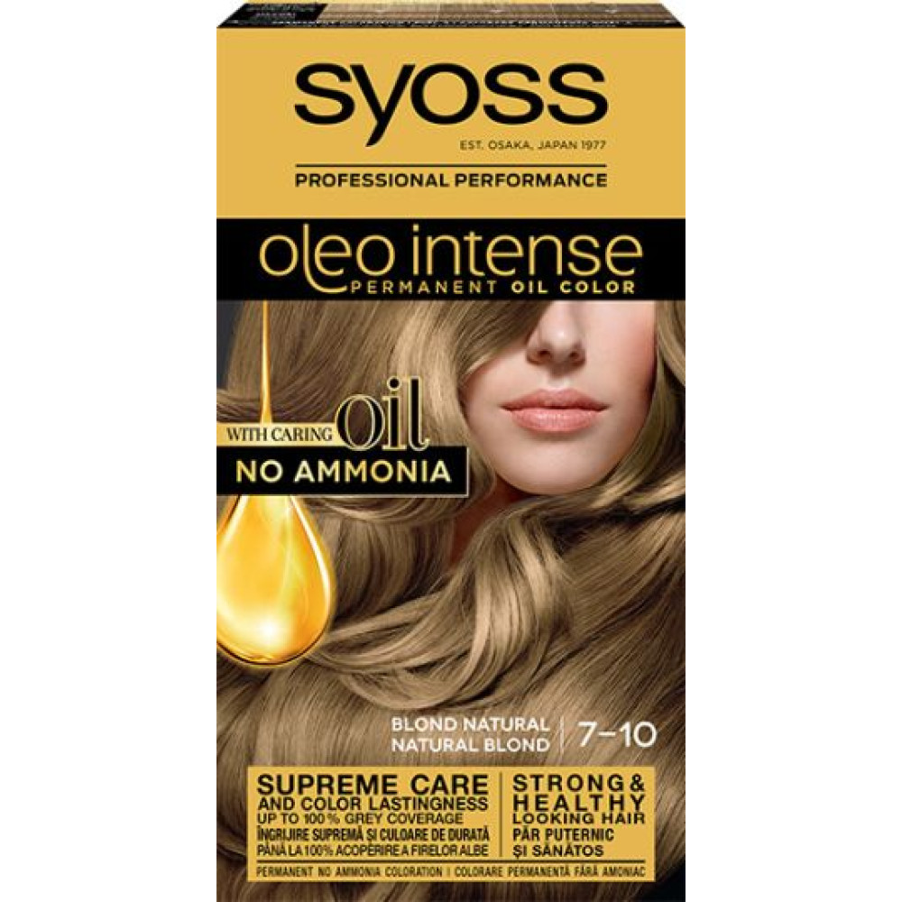 SYOSS OLEO INTENSE Боя за коса 7-10 NATURAL BLOND - Грижа за косата