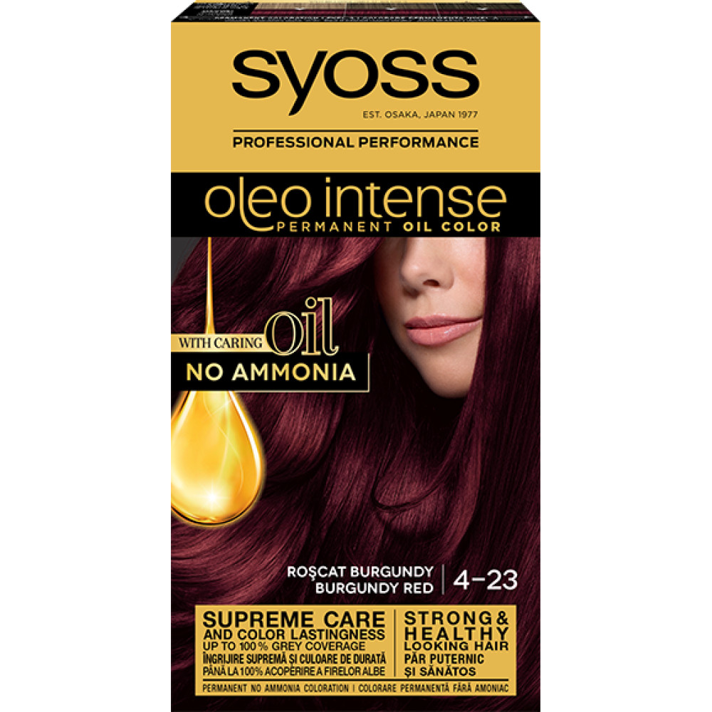 SYOSS OLEO INTENSE Боя за коса 4-23 BURGUNDY RED - Грижа за косата