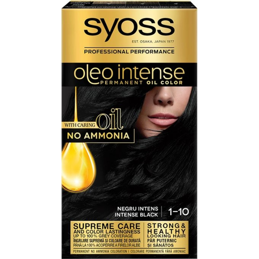 SYOSS OLEO INTENSE Боя за коса 1-10 INTENSE BLACK - Грижа за косата