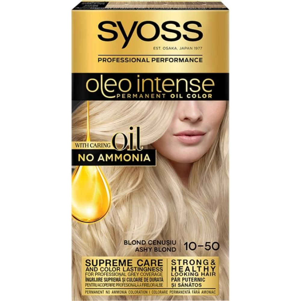 SYOSS OLEO INTENSE Боя за коса 10-50 ASHY BLOND - Грижа за косата