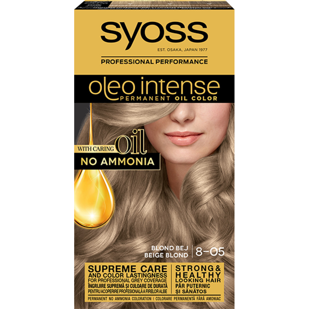 SYOSS OLEO INTENSE Боя за коса 8-05 BEIGE BLOND - Грижа за косата
