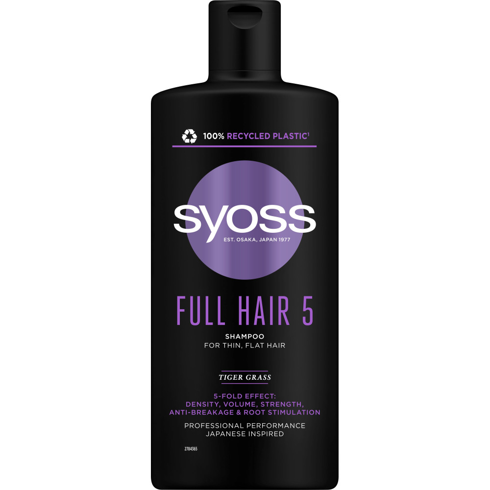 SYOSS FULL HAIR 5 шампоан за изтъняваща коса без обем 440 мл - Грижа за косата