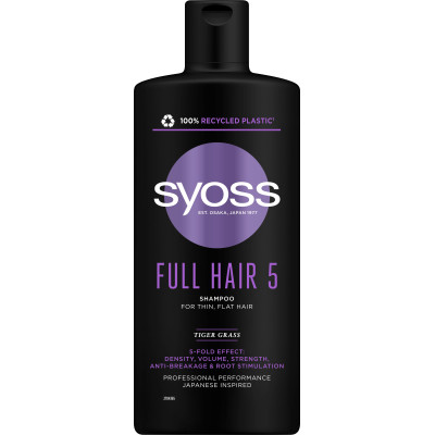 SYOSS FULL HAIR 5 шампоан за изтъняваща коса без обем 440 мл
