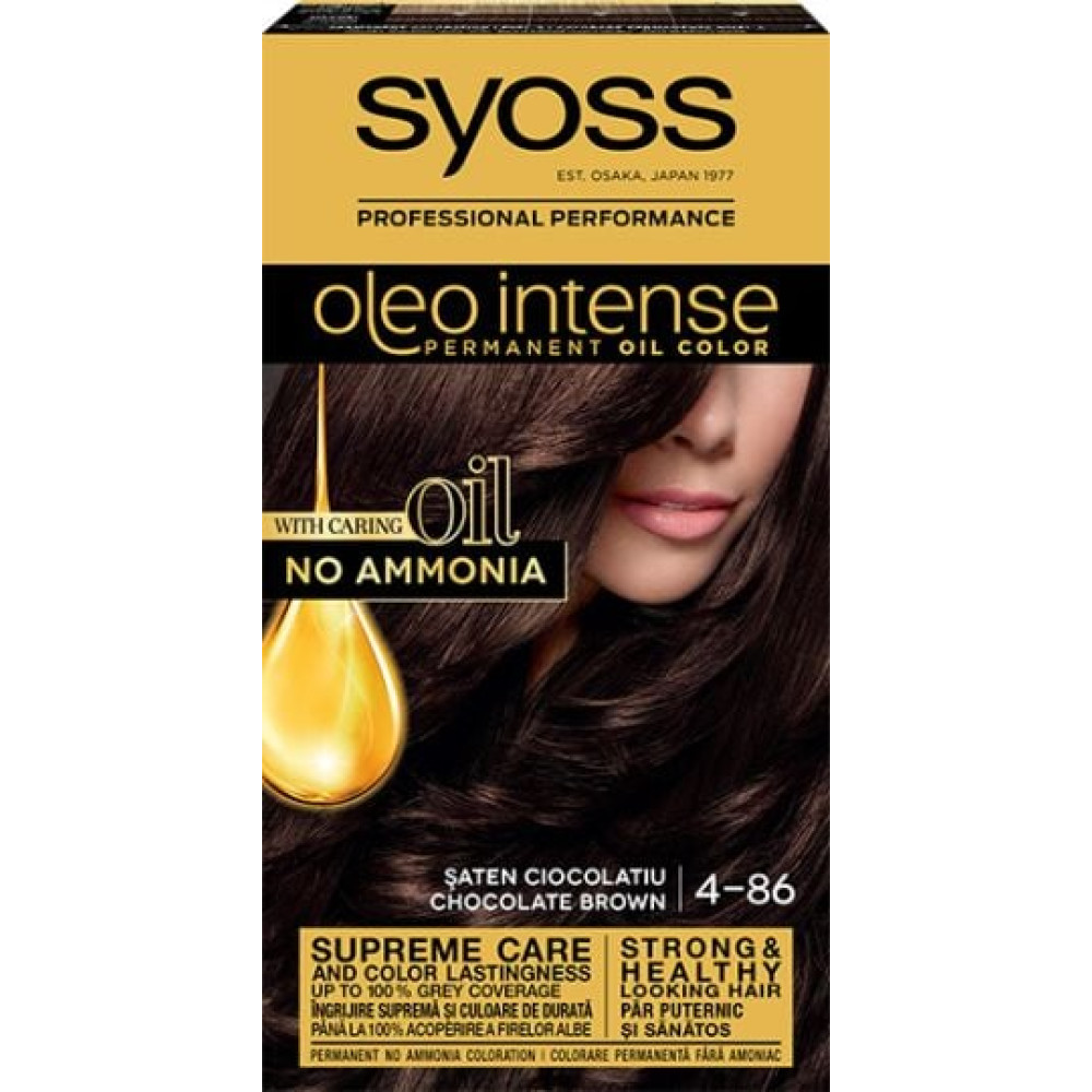 SYOSS OLEO INTENSE Боя за коса 4-86 CHOCOLATE BROWN - Грижа за косата