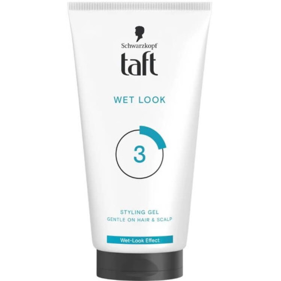 TAFT WET LOOK 3 гел за коса МОКЪР ЕФЕКТ 150 мл