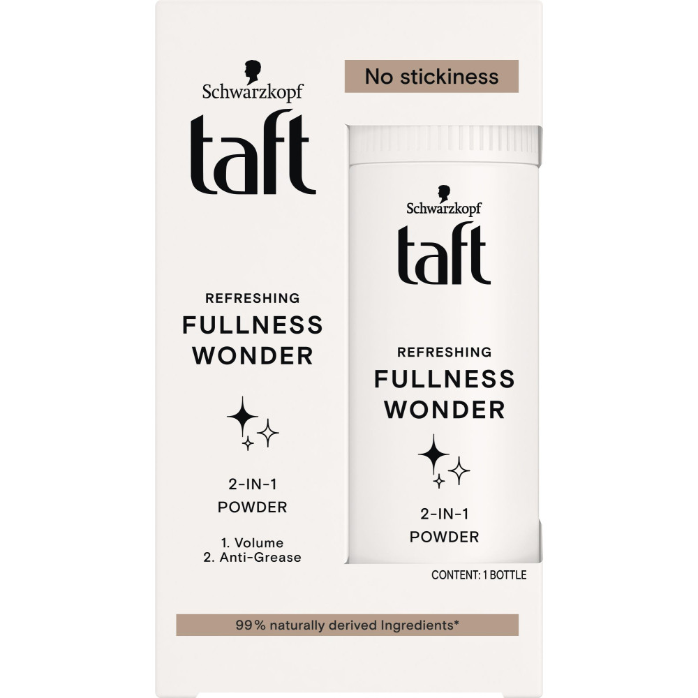 ТАФТ FULLNESS WONDER пудра за обем и свежест 10 гр - Грижа за косата ТАФТ FULLNESS WONDER пудра за обем и свежест 10 гр - Грижа за косата