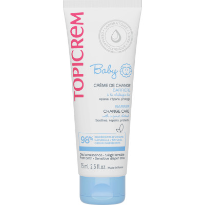 TOPICREM BABY BARRIER CHANGE CARE крем при смяна на пелените 75 мл
