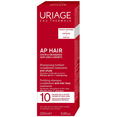 URIAGE AP HAIR шампоан против косопад и за растеж на косата 200 мл