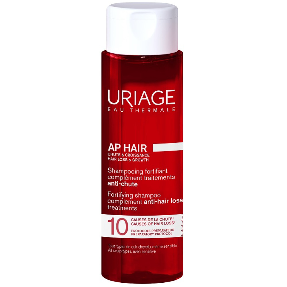 URIAGE AP HAIR шампоан против косопад и за растеж на косата 200 мл - Грижа за косата