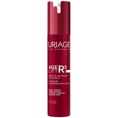 URIAGE AGE LIFT R3 ревитализиращ нощен крем за лице с 3 ретиноида за всеки тип кожа 40 мл
