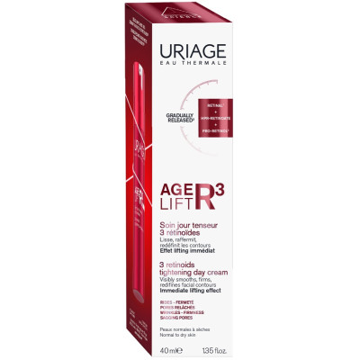 URIAGE AGE LIFT R3 ревитализиращ дневен крем за лице с 3 ретиноида за всеки тип кожа 40 мл