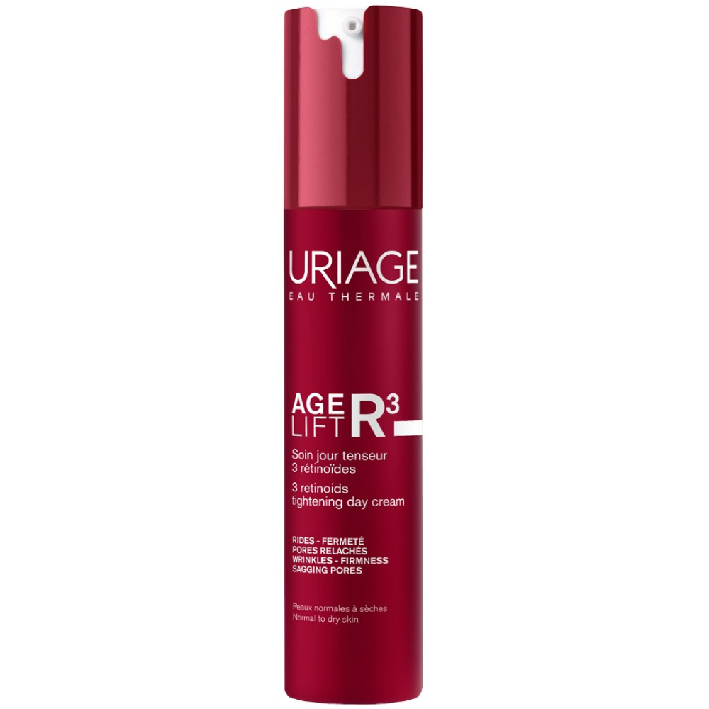 URIAGE AGE LIFT R3 ревитализиращ дневен крем за лице с 3 ретиноида за всеки тип кожа 40 мл - Грижа за лицето