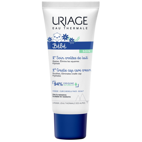 URIAGE BEBE 1ST CRADLE CAP CARE CREAM крем за млечни крусти 40 мл