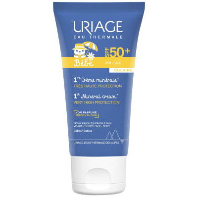 URIAGE BEBE 1ST SPF50+ слънцезащитен минерален крем за бебета и деца 50 мл
