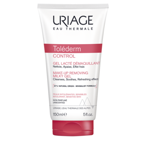 ЮРИАЖ TOLEDERM CONTROL дегримиращ млечен гел за лице без отмиване 150 мл