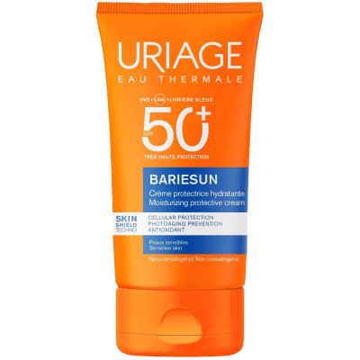 URIAGE BARIESUN CREAM SPF50+ хидратиращ слънцезащитен крем за лице за чувствителна кожа 50 мл