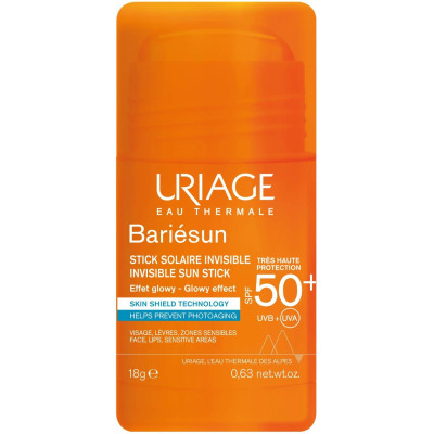 URIAGE BARIESUN INVISIBLE SUN STICK SPF50+ невидим слънцезащитен стик за лице и тяло за чувствителна кожа 18 г