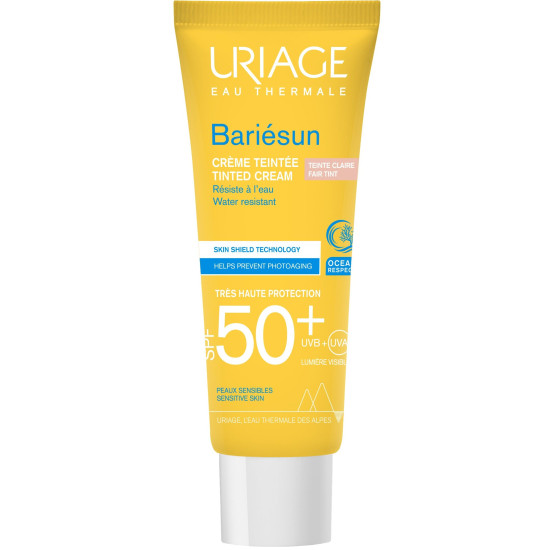 URIAGE BARIESUN N SPF50+ слънцезащитен оцветен крем за лице светъл цвят 50 мл