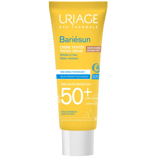 URIAGE BARIESUN N SPF50+ слънцезащитен оцветен крем за лице тъмен цвят 50 мл