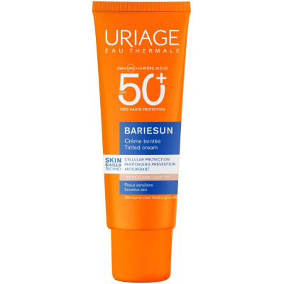 URIAGE BARIESUN FAIR CREAM SPF50+ тониран слънцезащитен изсветляващ крем за лице за чувствителна кожа СВЕТЪЛ НЮАНС 50 мл