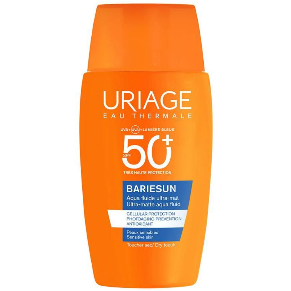 URIAGE BARIESUN ULTRA MAT FLUID SPF50+ ултраматиращ слънцезащитен аква флуид за лице за чувствителна кожа 50 мл - Слънцезащита