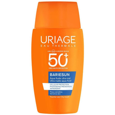 URIAGE BARIESUN ULTRA MAT FLUID SPF50+ ултраматиращ слънцезащитен аква флуид за лице за чувствителна кожа 50 мл