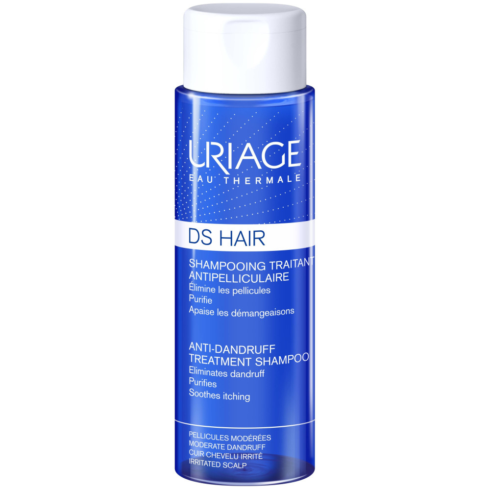 Uriage DS Hair Anti-Dandruff Почистващ и успокояващ шампоан против пърхот 200 мл - Шампоани Uriage DS Hair Anti-Dandruff Почистващ и успокояващ шампоан против пърхот 200 мл - Шампоани