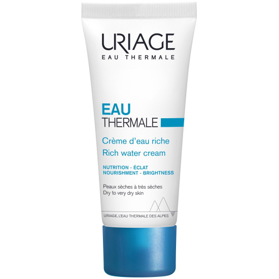 URIAGE EAU THERMALE Rich Water Cream богат термален хидратиращ крем за лице за суха кожа 40 мл