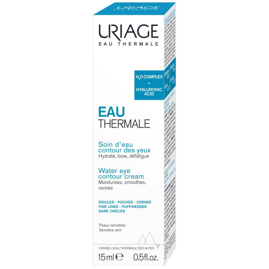 URIAGE EAU THERMALE Water Eye Contour Cream термален хидратиращ крем за зоната около очите за чувствителна кожа 15 мл
