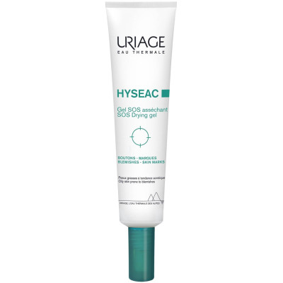 ЮРИАЖ HYSEAC SOS DRYING GEL подсушаващ гел за несъвършенства и белези 15 мл