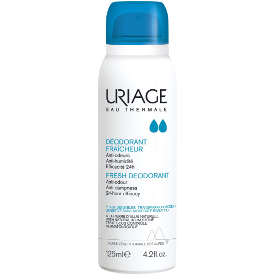 URIAGE DEO FRESH DEODORANT 24H дезодорант против изпотяване за чувствителна кожа 125 мл