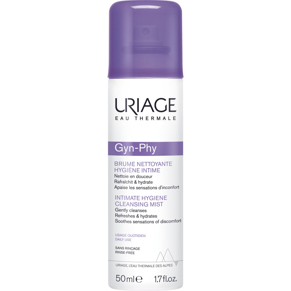 URIAGE GYN-PHY CLEANSING MIST почистващ интимен спрей-мист за чувствителна кожа 50 мл - Грижа за тялото