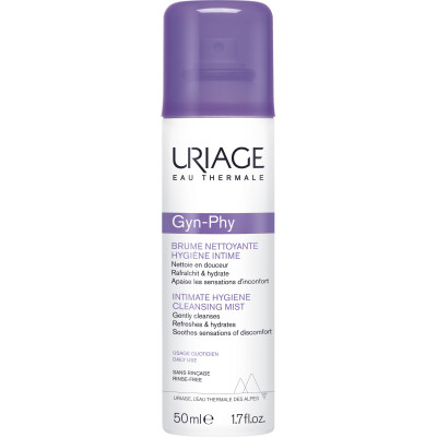 URIAGE GYN-PHY CLEANSING MIST почистващ интимен спрей-мист за чувствителна кожа 50 мл