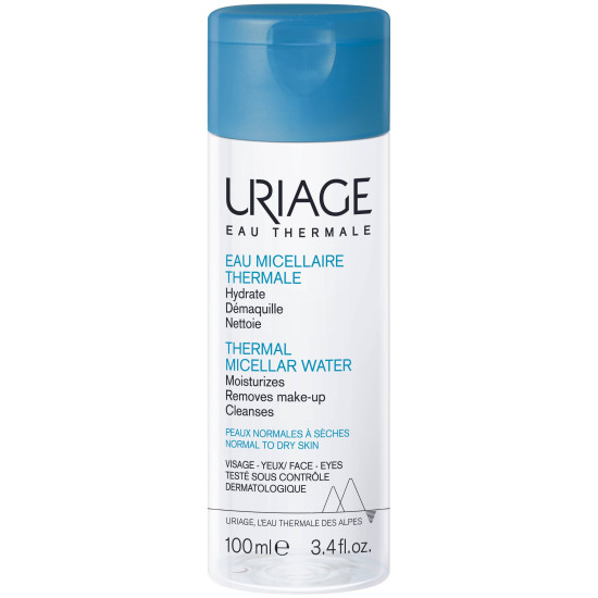 URIAGE THERMAL MICELLAR WATER термална мицеларна вода за нормална до суха кожа 100 мл