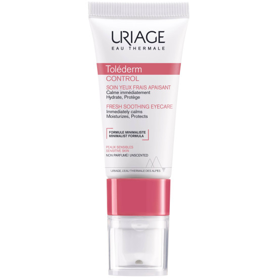 URIAGE TOLEDERM CONTROL FRESH SOOTHING EYECARE успокояващ околоочен крем за чувствителна кожа склонна към алергии 15 мл