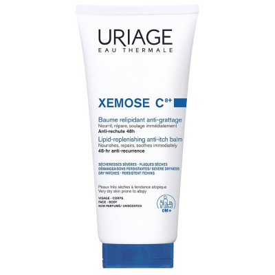 URIAGE XEMOSE C8+ Lipid-Replenishing Anti-Itch Balm липидо-възстановяващ балсам за лице и тяло за суха и атопична кожа 200 мл