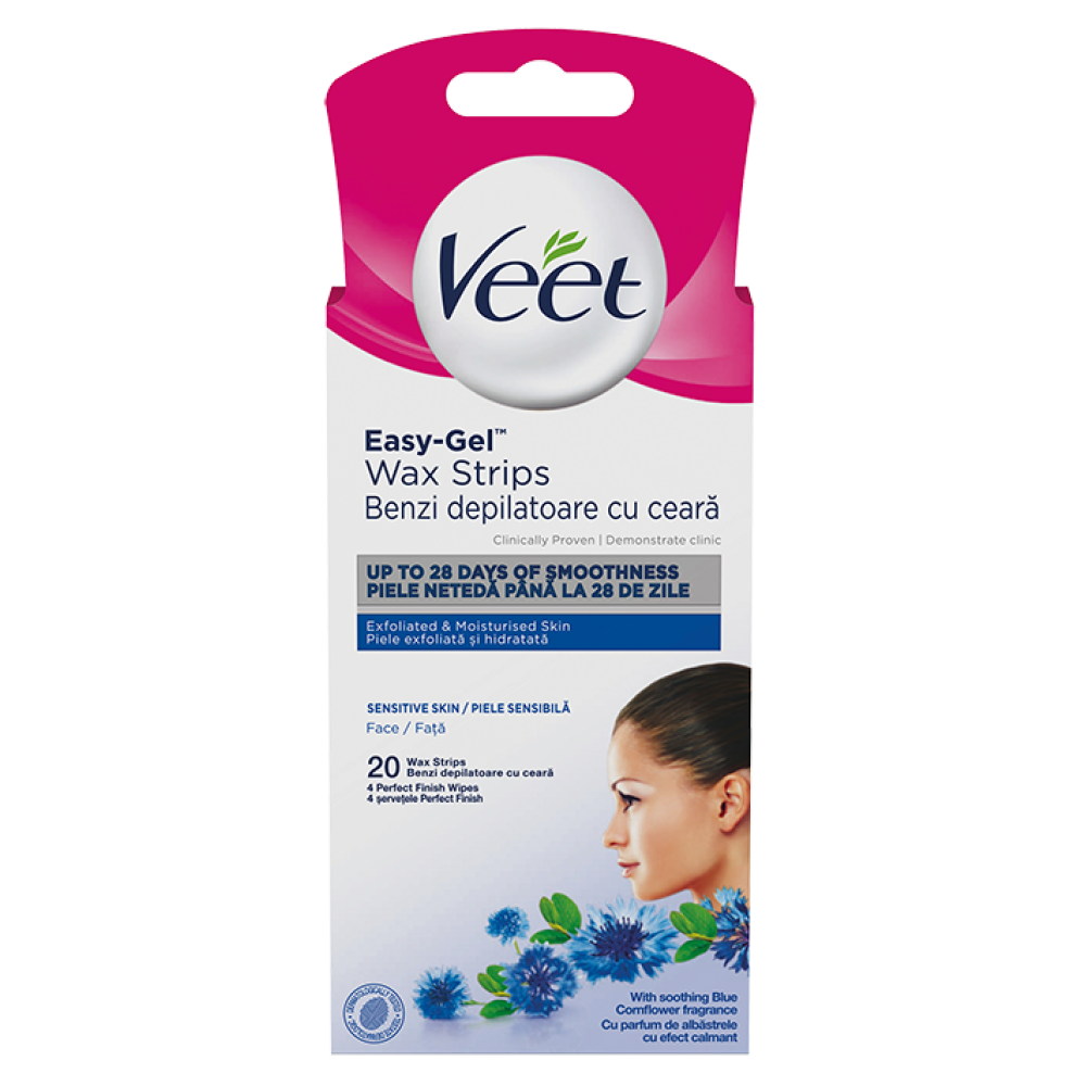 ВИЙТ восъчни ленти за лице х 20 бр - Грижа за лицето