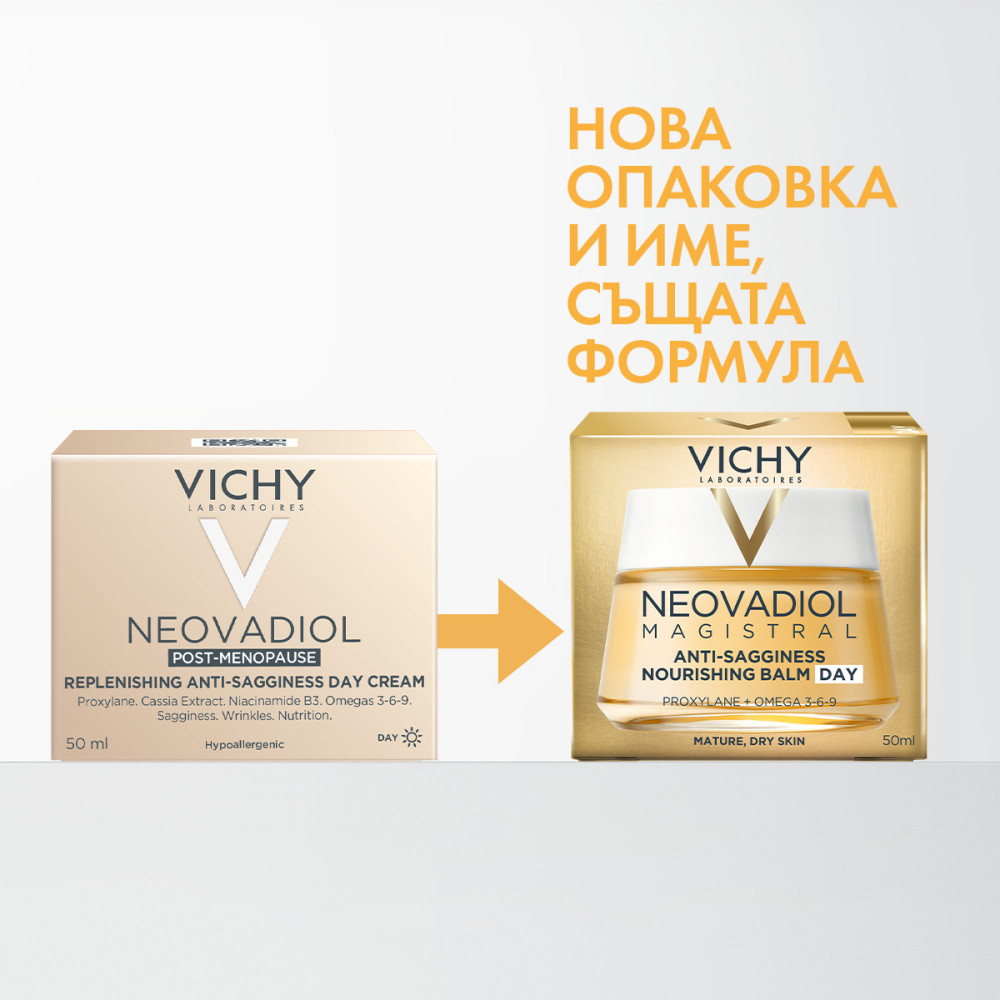 ВИШИ NEOVADIOL PERI-MENOPAUSE подхранващ дневен крем 50 мл - Грижа за лицето