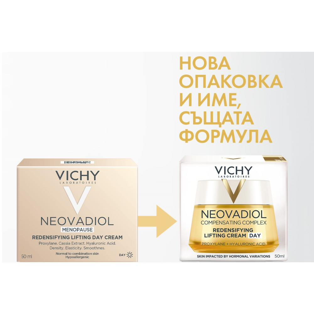 ВИШИ NEOVADIOL PERI-MENOPAUSE дневен крем за суха кожа 50 мл - Грижа за лицето