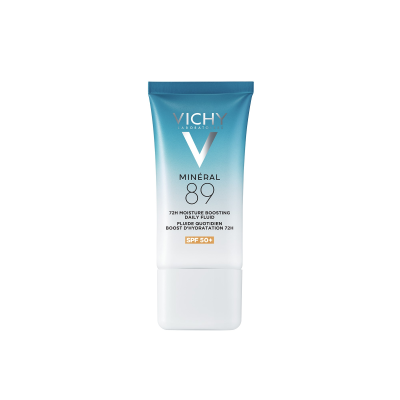 ВИШИ MINERAL 89 72H MOISTURE BOOSTING DAILY FLUID SPF50+ ежедневен флуид за лице за 72 ч хидратация с висока слънцезащита 50 мл