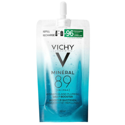 VICHY MINERAL 89 DAILY BOOSTER SERUM укрепващ и хидратиращ гел-бустер серум за лице 50 мл ПЪЛНИТЕЛ