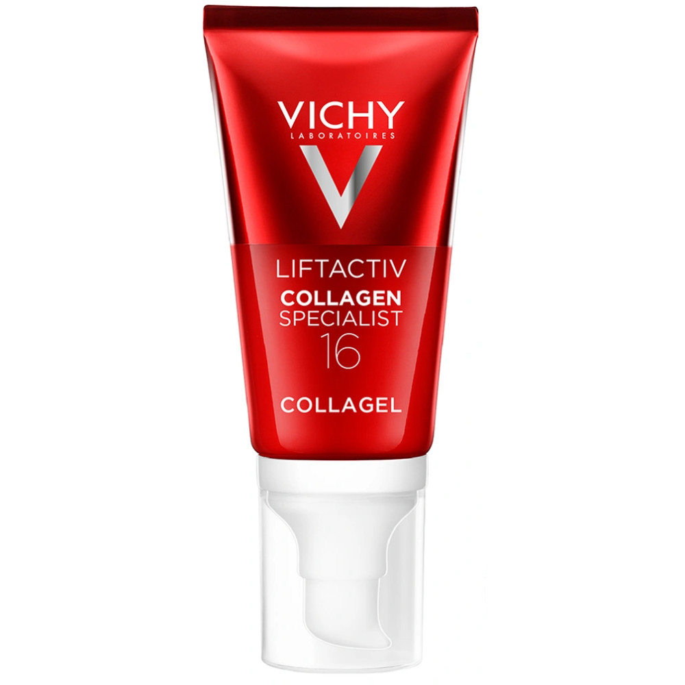 VICHY LIFTACTIV COLLAGEN SPECIALIST 16 COLLAGEL дневен кристален гел за лице с колаген коригиращ 16 признака на стареенето 50 мл - Грижа за лицето