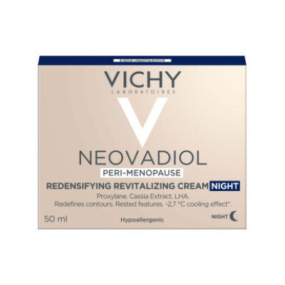 VICHY NEOVADIOL PERI-MENOPAUSE REDENSIFYING PLUMPING NIGHT CREAM  уплътняващ нощен крем за кожа в менопауза 50 мл