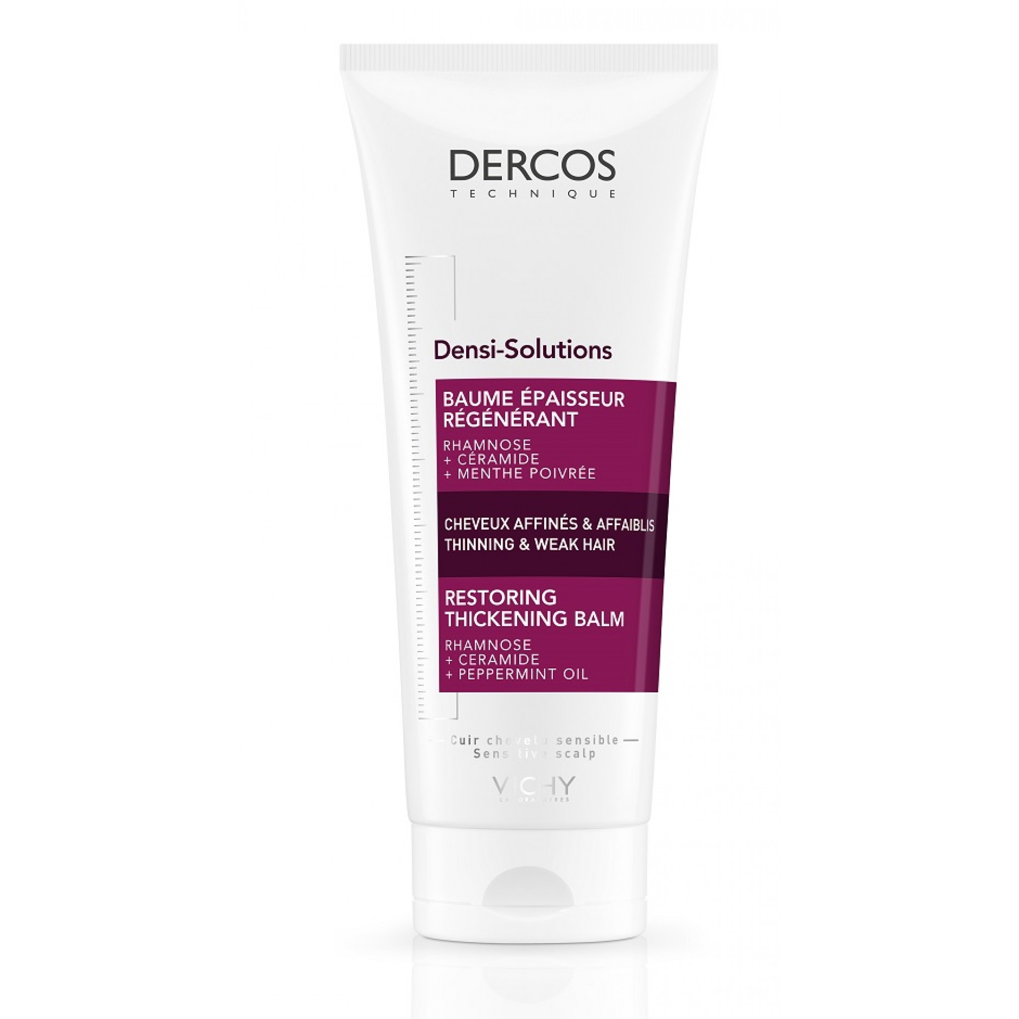 VICHY DERCOS DENSI-SOLUTIONS THINNING & WEAK HAIR уплътняващ балсам за ...