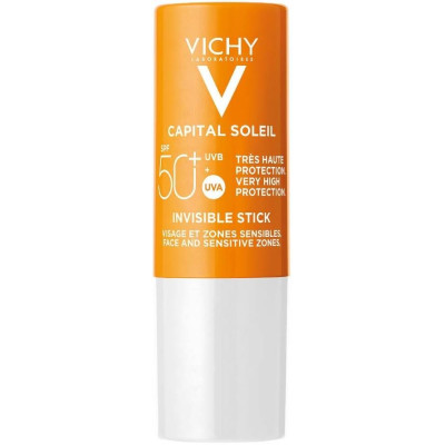 VICHY CAPITAL SOLEIL SPF50+ слънцезащитен стик за чувствителни зони и устни 9 г