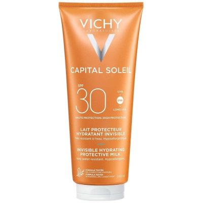 ВИШИ CAPITAL SOLEIL SPF30 хидратиращо мляко ФЕМИЛИ 300 мл