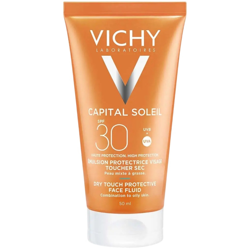 ВИШИ SOLEIL SPF30 DRY TOUCH крем за лице 50мл 32319 - Слънцезащита