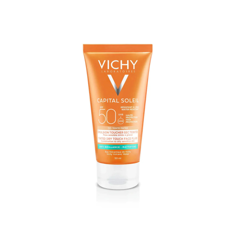 Vichy Ideal Soleil Слънцезащитен крем за лице за нормална и суха кожа SPF50+ 50 мл - Кремове за лице