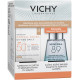 ВИШИ КОМПЛЕКТ CAPITAL SOLEIL UV-AGE DAILY TINTED SPF50+ тониран флуид против фотостареене 40 мл + MINERAL 89 гел-бустер 30 мл - Грижа за лицето